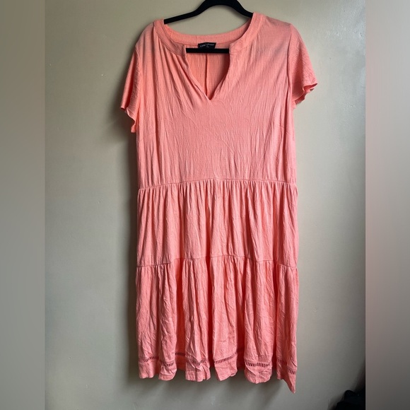 Lane Bryant Flutter Sleeve tiered swing Dress size 14/16 - Picture 5 of 9